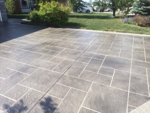 Driveway overlay and concrete restoration, Hardscapes Inc.