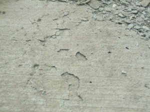 Pitted Driveway
