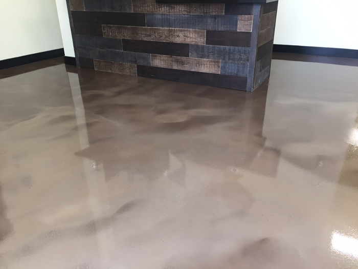 Hardscapes Inc. Concrete Reflector Floor